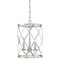 Westinghouse Chandelier 40W 3-Light Isadora, Brushed Nickel Lattice Weave Cage 6303800 - alternate 3